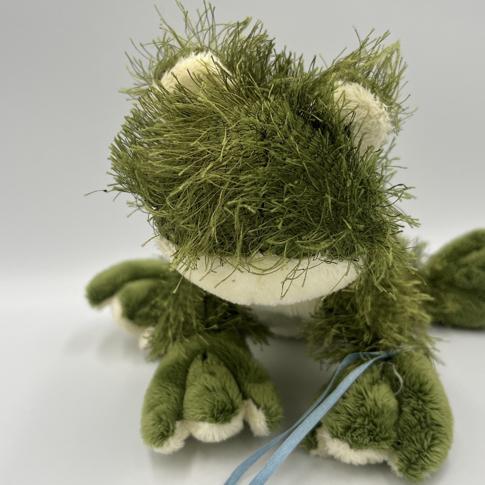 Ganz Webkinz Green Frog Plush‎ 8" Stuffed Animal Toy No Code